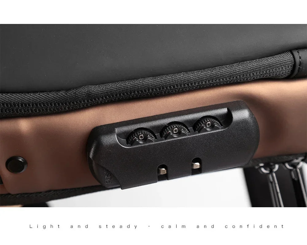 USB Charging Crossbody Package Men Anti Theft Chest Bag Shoulder Bags School Short Trip Messengers Bags Men's Oxford Sling Pack