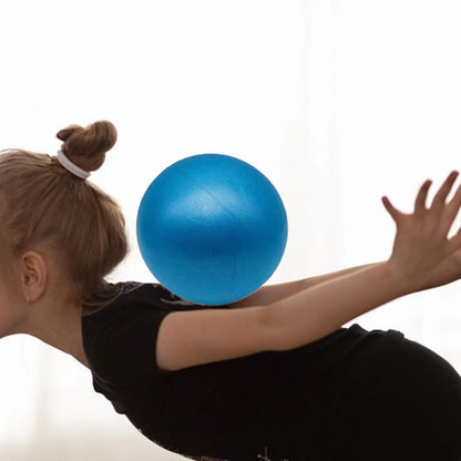 Fitness Yoga Ball Pilates Ball Inflated Mini Frosted Shaped Explosion-proof Slip Resistant Core Balance Ball with Included Tube